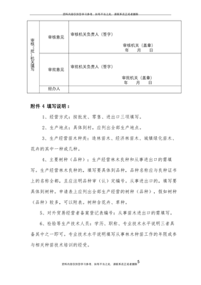 【精品】《林木種子生產(chǎn)經(jīng)營許可證》申請表(1)